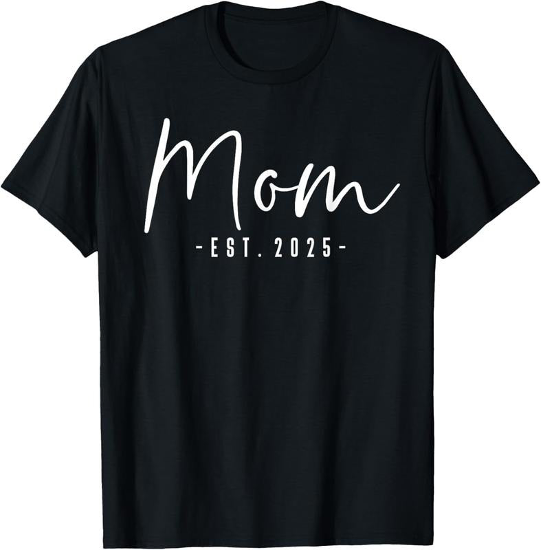 100% Cotton Mom Est 2025 Mom To Be Gifts New Mom Pregnancy T-Shirt Hoodie, Sweatshirt | HypeDripTees.com