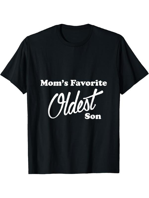 [100% Cotton]Mom's Favorite Oldest Son T Shirt Favorite   Tee T-Shirt Hoodie, Sweatshirt | HypeDripTees.com