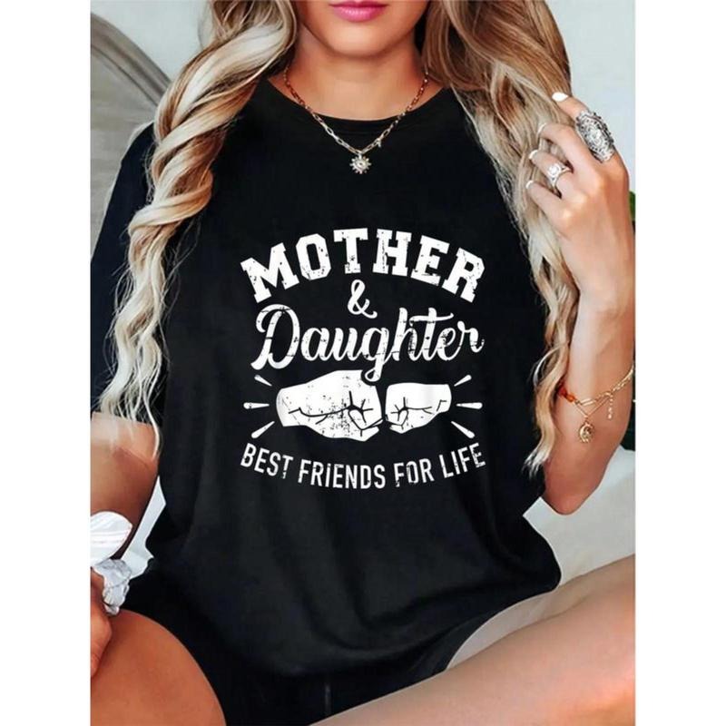 100% Cotton Mother And Daughter Best Friends For Life Mom T-Shirt Hoodie, Sweatshirt | HypeDripTees.com