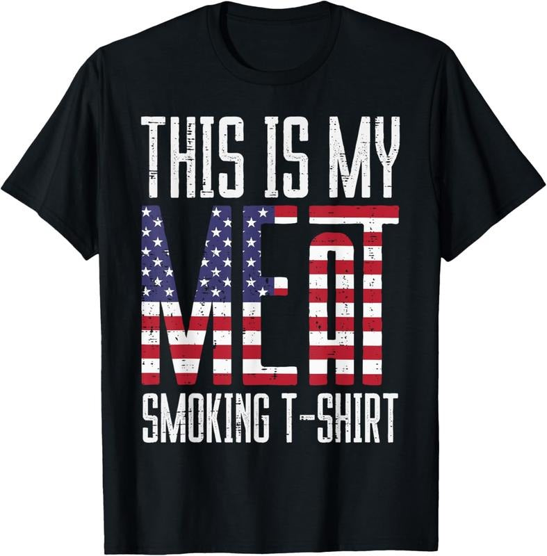 100% Cotton My Meat Grill Shirt US Flag Bbq Barbecue Patriot Men Women T-Shirt Hoodie, Sweatshirt | HypeDripTees.com