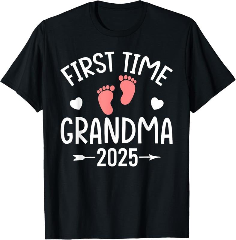 100% Cotton Promoted to Grandma 2025 Grandma Est 2025 T-Shirt Hoodie, Sweatshirt | HypeDripTees.com