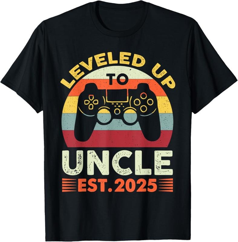 100% Cotton Promoted to Uncle 2025 Funny Leveling Up to Uncle 2025 Gamer T-Shirt Hoodie, Sweatshirt | HypeDripTees.com