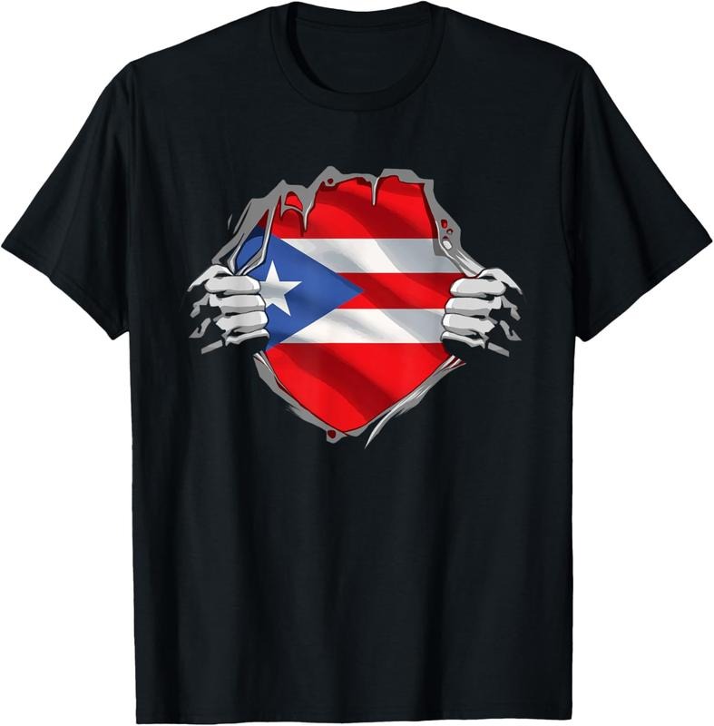 100% Cotton Puerto Rico Shirt Puerto Rican Flag Roots Heritage Boricua T-Shirt Hoodie, Sweatshirt | HypeDripTees.com