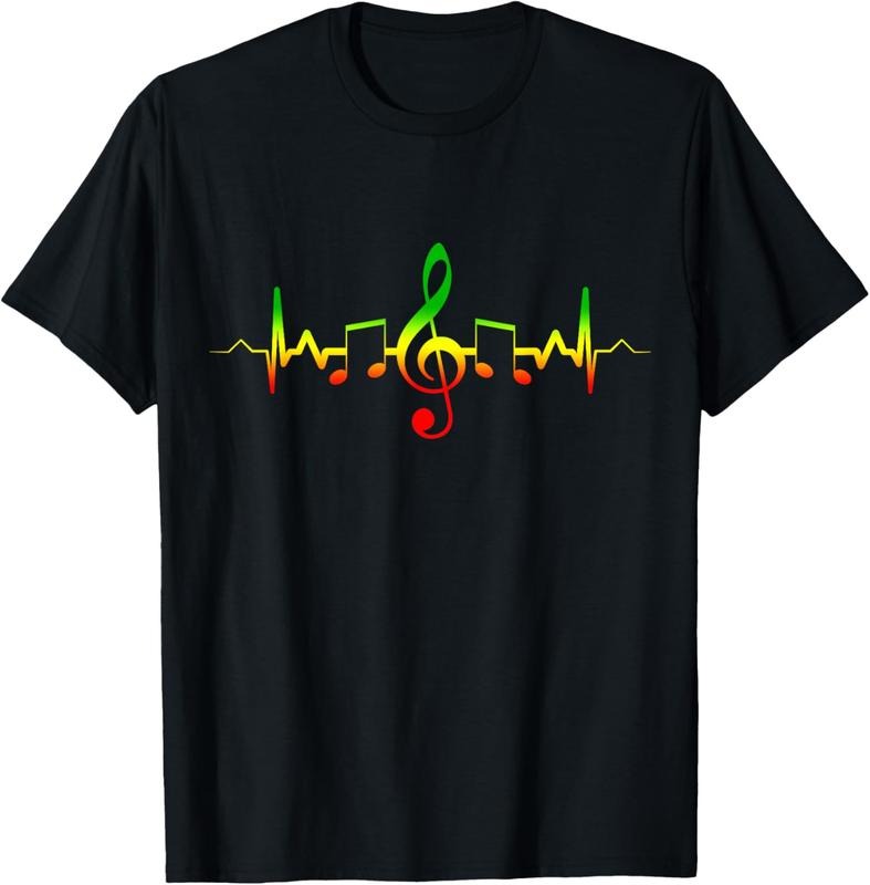 100% Cotton Reggae Music Heartbeat T-Shirt - Jamaica Rasta Tee Gift T-Shirt Hoodie, Sweatshirt | HypeDripTees.com