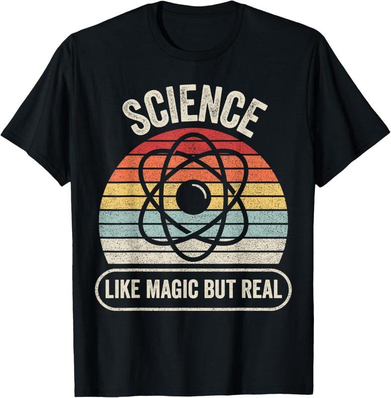 100% Cotton Retro Vintage Science Like Magic But Real T-Shirt Hoodie, Sweatshirt | HypeDripTees.com