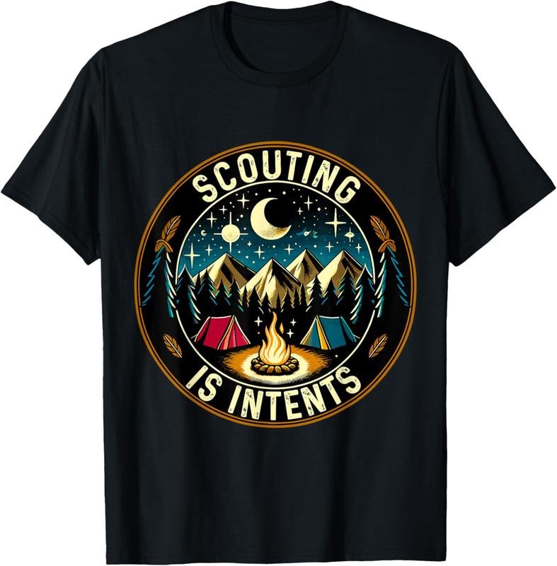100% Cotton Scouting is Intents Scout Camper Camping T-Shirt Hoodie, Sweatshirt | HypeDripTees.com