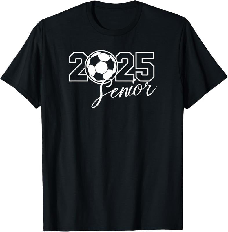 100% Cotton Senior 2025 Soccer Mom High School Graduation Outfit Proud T-Shirt Hoodie, Sweatshirt | HypeDripTees.com