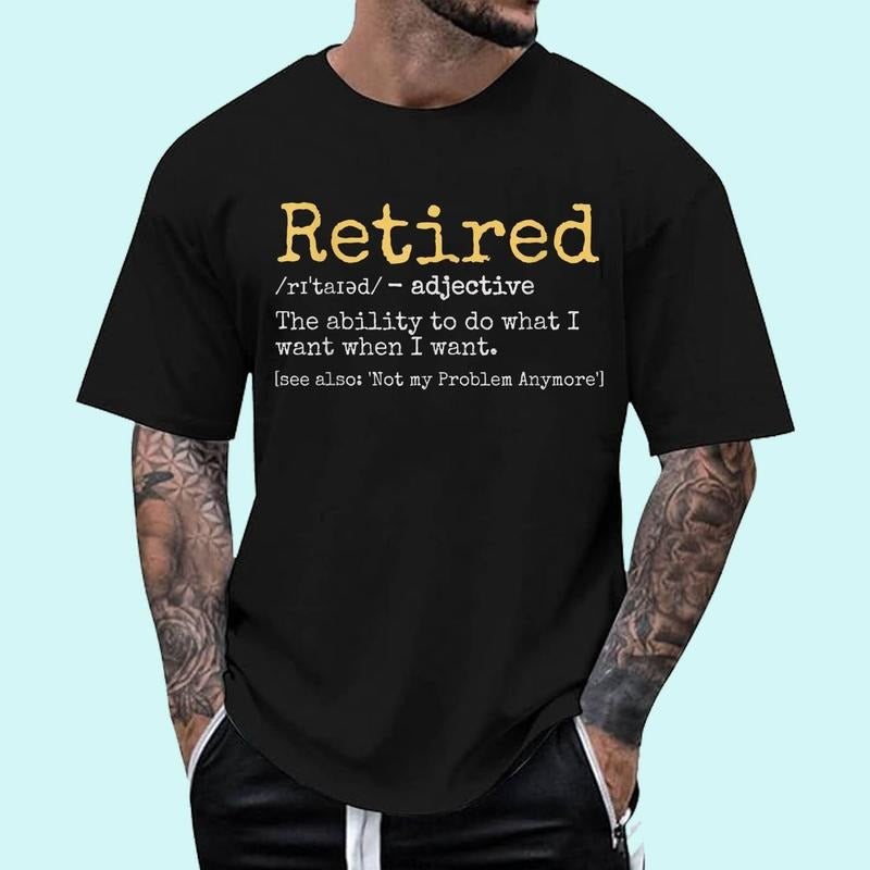 [100% Cotton Shirt] Retired Definition Funny Retirement Gag Unisex T-Shirt Hoodie, Sweatshirt | HypeDripTees.com