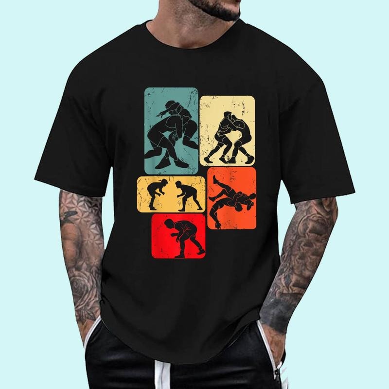 [100% Cotton Shirt] Wrestling Wrestler Men Boys Unisex T-Shirt Hoodie, Sweatshirt | HypeDripTees.com