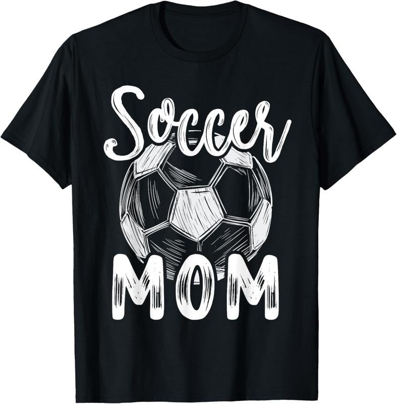 100% Cotton Soccer Mom For Women Family Matching Team Player Soccer Ball T-Shirt Hoodie, Sweatshirt | HypeDripTees.com