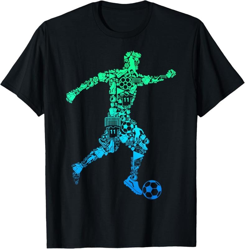 100% Cotton Soccer Player Youth Men  Boys T-Shirt Hoodie, Sweatshirt | HypeDripTees.com