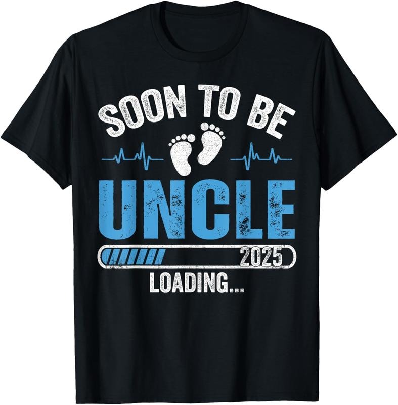 100% Cotton Soon To Be Uncle 2025 Loading Promoted To Uncle New Uncle T-Shirt Hoodie, Sweatshirt | HypeDripTees.com
