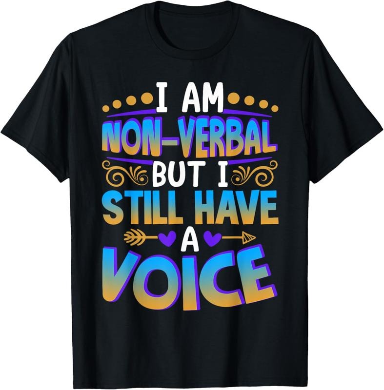 100% Cotton Special Needs NonVerbal Autism Awesome Gift T-Shirt Hoodie, Sweatshirt | HypeDripTees.com