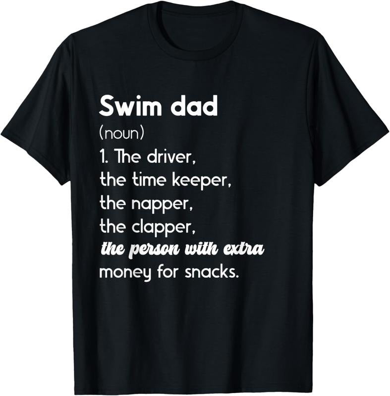 100% Cotton Swim Dad Definition Swimming Father Of A Swimmer Dad T-Shirt Hoodie, Sweatshirt | HypeDripTees.com