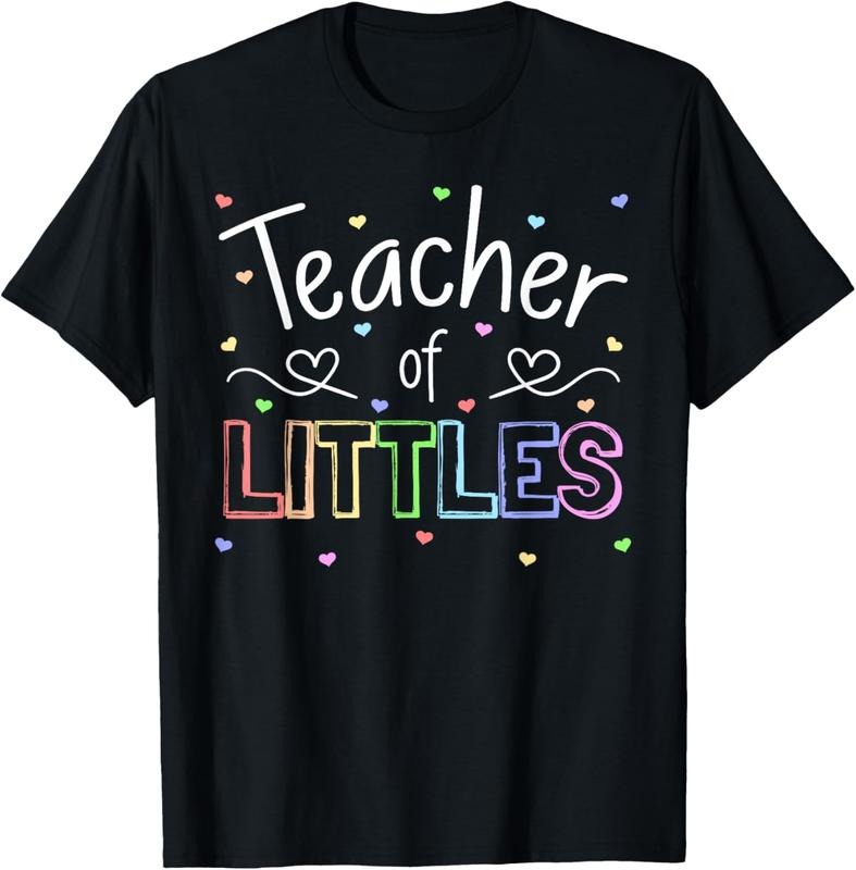 100% Cotton Teacher Of Littles Daycare Pre-k Kindergarten Teacher T-Shirt Hoodie, Sweatshirt | HypeDripTees.com