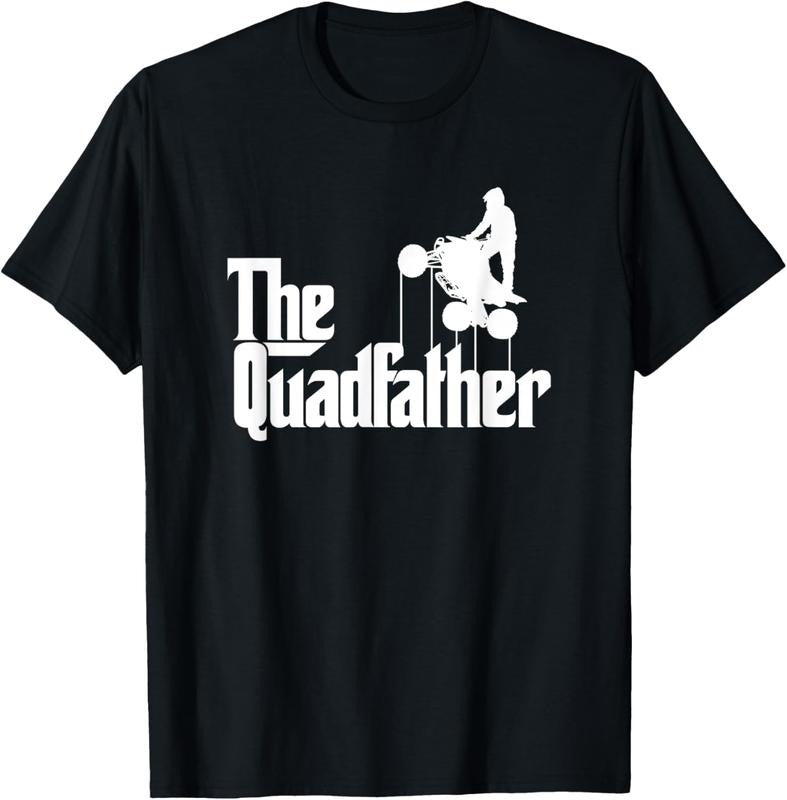 100% Cotton The Quadfather ATV Four Wheeler Quad Bike Gift T-Shirt Hoodie, Sweatshirt | HypeDripTees.com