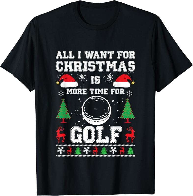 100% Cotton Ugly Christmas Shirts Men's Dry Fit Golf Xmas Holiday Gifts T-Shirt Hoodie, Sweatshirt | HypeDripTees.com