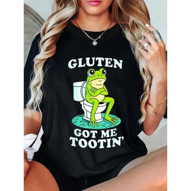 100% Cotton Unisex Gluten Free Shirt Gluten Got Me Tootin Gluten Intolerant T-Shirt Hoodie, Sweatshirt | HypeDripTees.com
