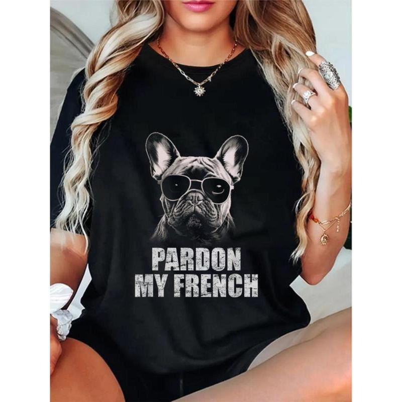 100% Cotton Unisex Pardon My French Bulldog Frenchie Lover T-Shirt Hoodie, Sweatshirt | HypeDripTees.com