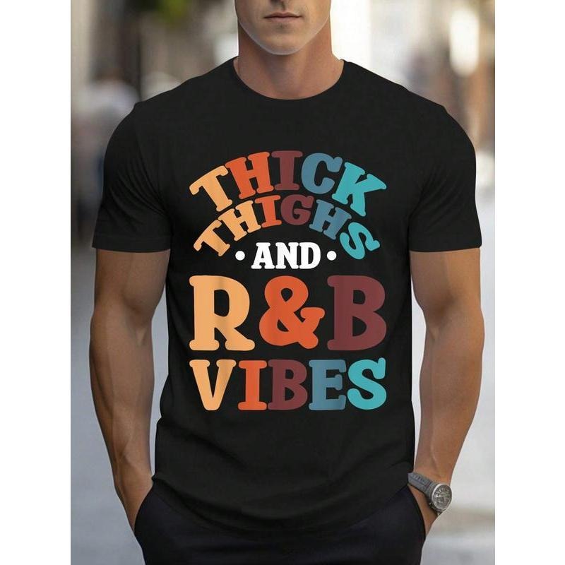 100% Cotton Unisex Thick Thighs R&B Vibes T-Shirt 90's R&B Girl RnB R And B Body Positivity Hoodie, Sweatshirt