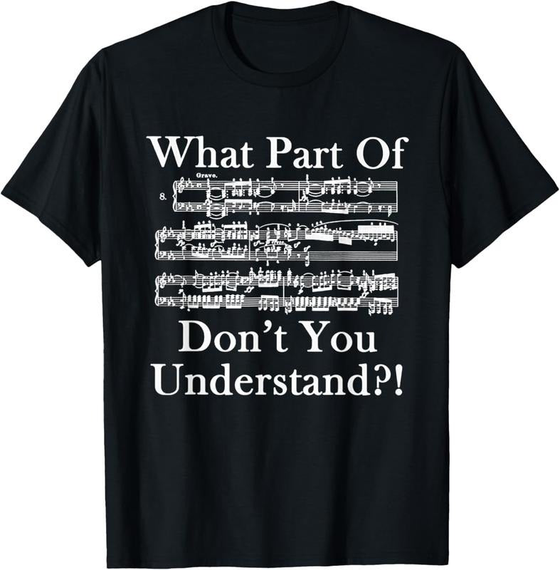 100% Cotton What Part Of Music Don't You Understand Funny Music Note T-Shirt Hoodie, Sweatshirt | HypeDripTees.com