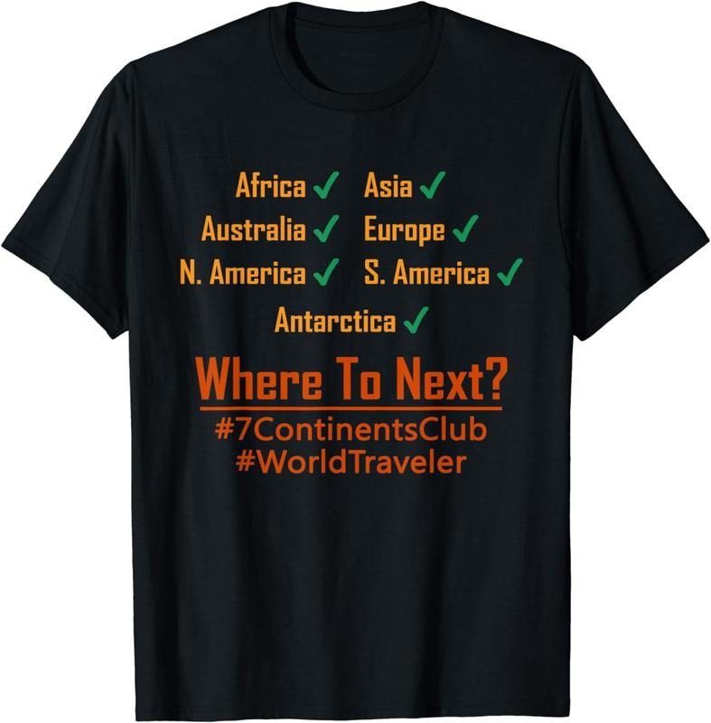 [100% Cotton]World Traveler visited Continents - Seven Continents Club T-Shirt Hoodie, Sweatshirt | HypeDripTees.com