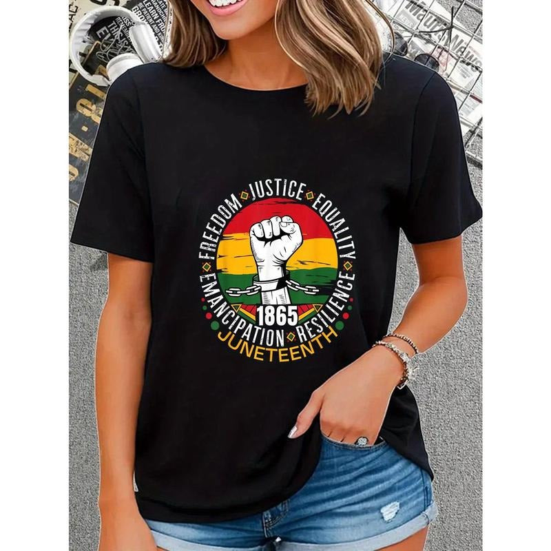 100% Juneteenth African American Black History 1865 Juneteenth T-Shirt Casual Short Sleeve Shirt Hoodie, Sweatshirt