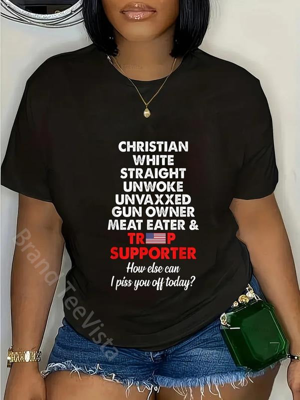 100% cotton Christian White Straight Republican Unvaxxed Gun Owner Meat T-Shirt women graphic shirts style 02 Hoodie,...