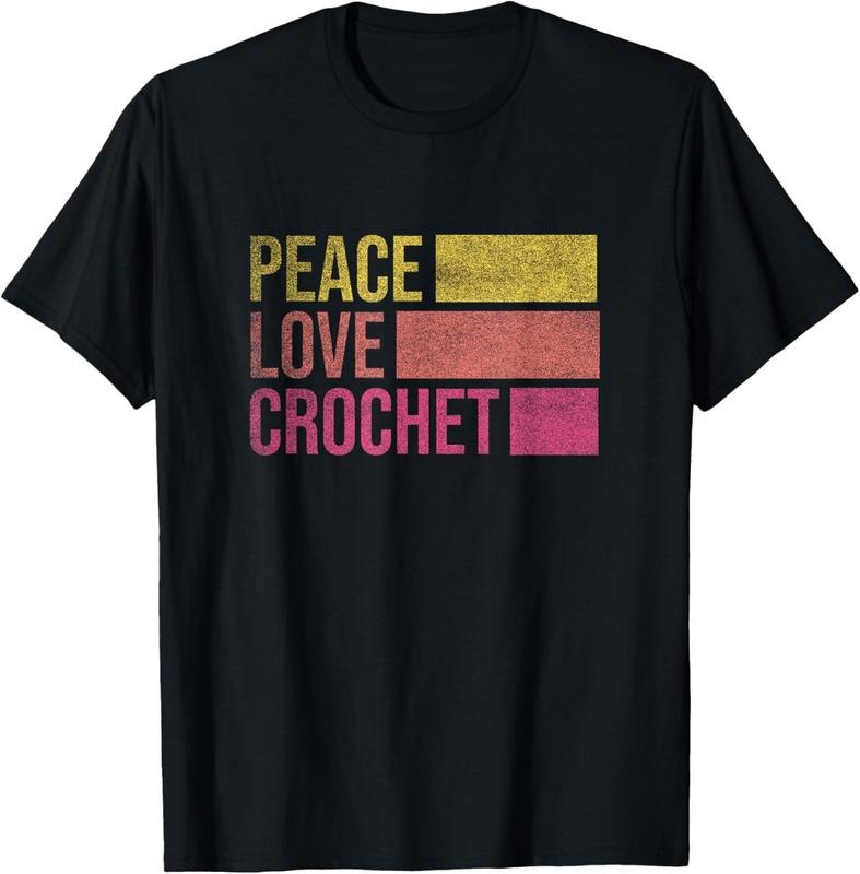 100% cotton Funny Crochet Shirt. Crocheting Tshirt Gift for Crocheter T-Shirt women graphic shirts Hoodie, Sweatshirt
