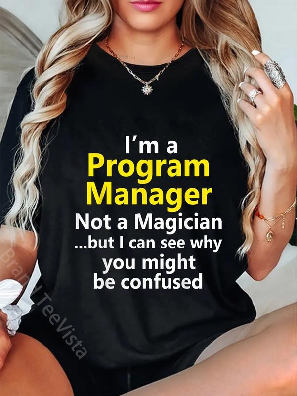 100% cotton Funny Program Manager Job Project Risk Leader Office Gift T-Shirt women graphic shirts Hoodie, Sweatshirt