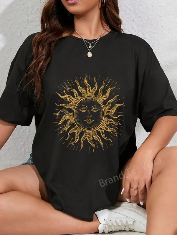 100% cotton Timeless Sunshine Vintage Sun Graphic T-Shirt women graphic shirts Hoodie, Sweatshirt | HypeDripTees.com
