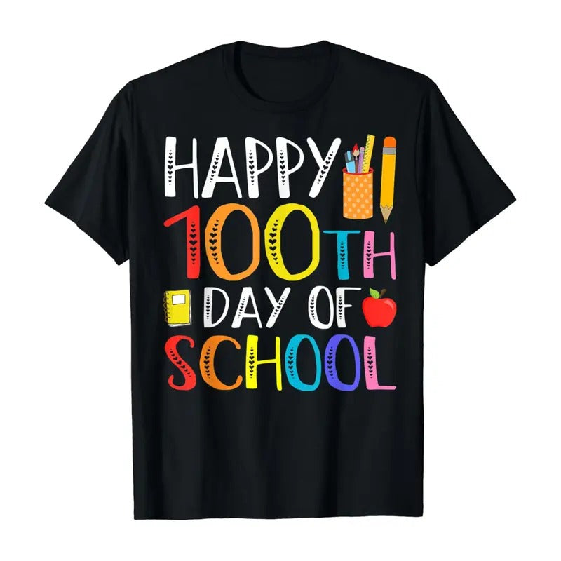 100 Days Of School Teacher And Student T-Shirt Hoodie, Sweatshirt | HypeDripTees.com