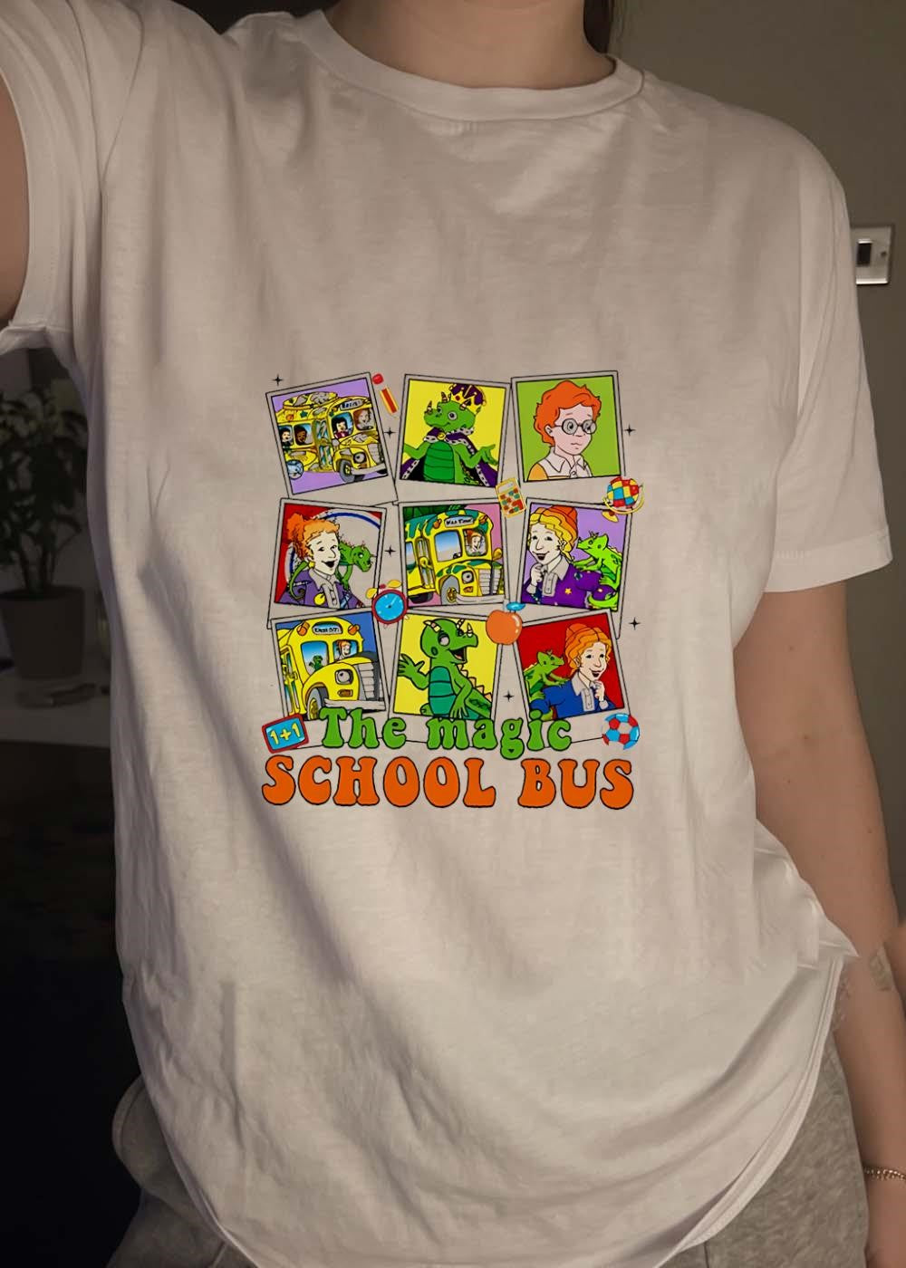 1+1 The Magic School Bus Graphic Portrait Shirt