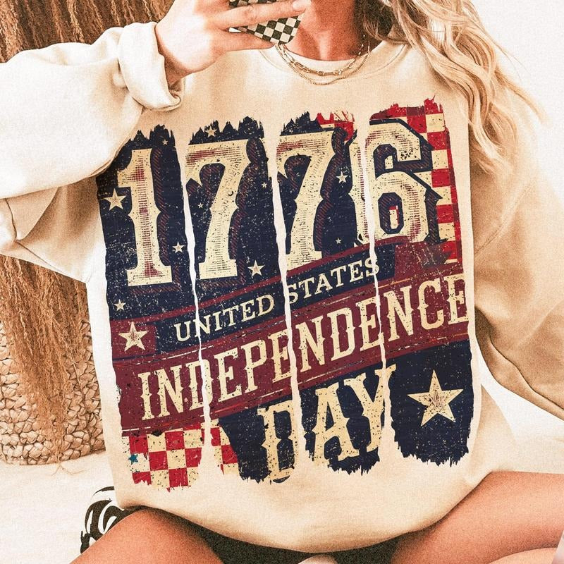 1776 Independence Day Shirt, American Girl Shirt, United States Shirt, Star And Stripe Shirt, Memorial Day Shirt, Usa...