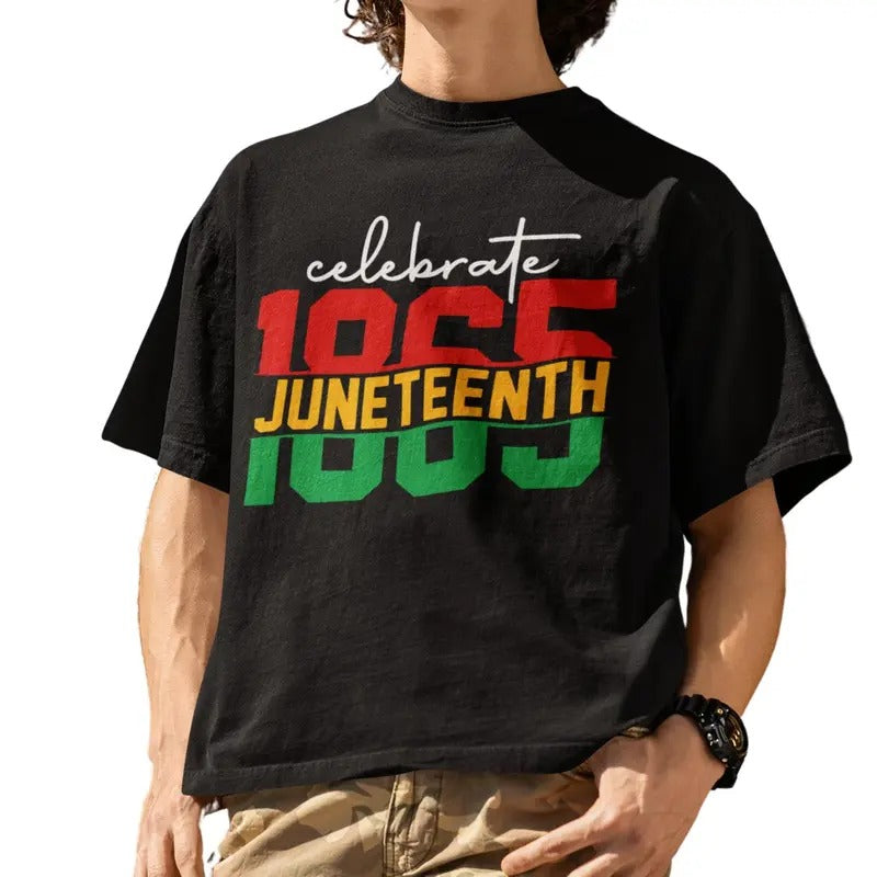 1865 Juneteenth Celebrate African American Freedom Day T-Shirt Hoodie, Sweatshirt | HypeDripTees.com