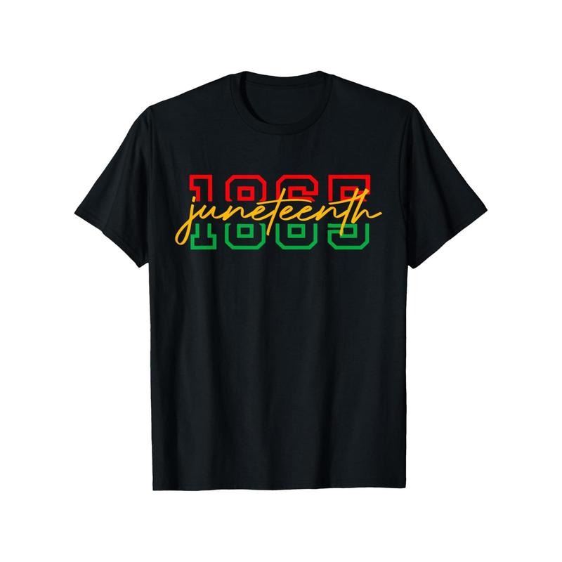 1865 Juneteenth Celebrate African American Freedom Day Women T Shirt Cotton Casual Tshirts Crewneck T-Shirt Short Sleeve...
