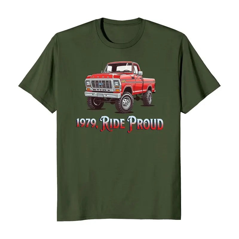 1979 Ride Proud Classic Truck T-Shirt Hoodie, Sweatshirt | HypeDripTees.com
