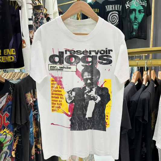 1992 Mr. White 'Reservoir Dogs Promo' Rare  White T-Shirt Unisex Shirt Gift for him, Gift for her, Gift for fan