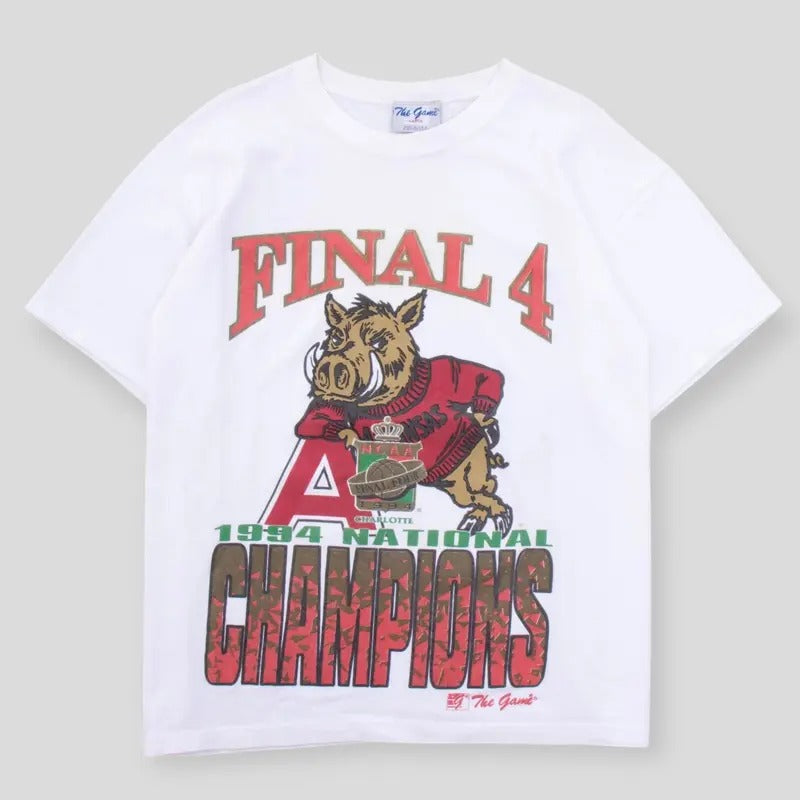 1994 Final Four Arkansas National Champions Vintage T-Shirt, Sweatshirt, Hoodie Classic Cotton | HypeDripTees.com
