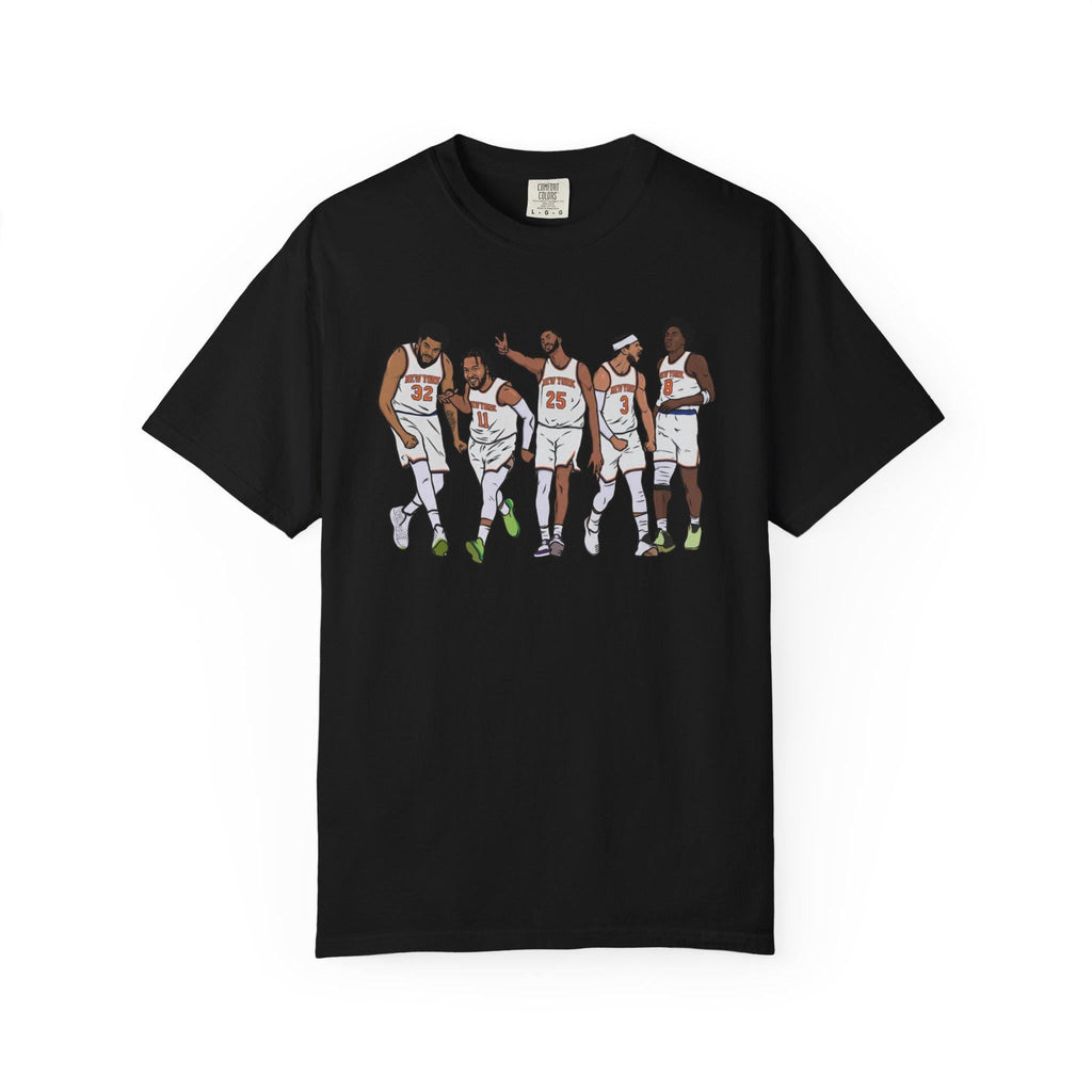 Knicks Team Jalen Brunson Kat Mikal Bridges Josh Hart Og Comfort Colors (3)
