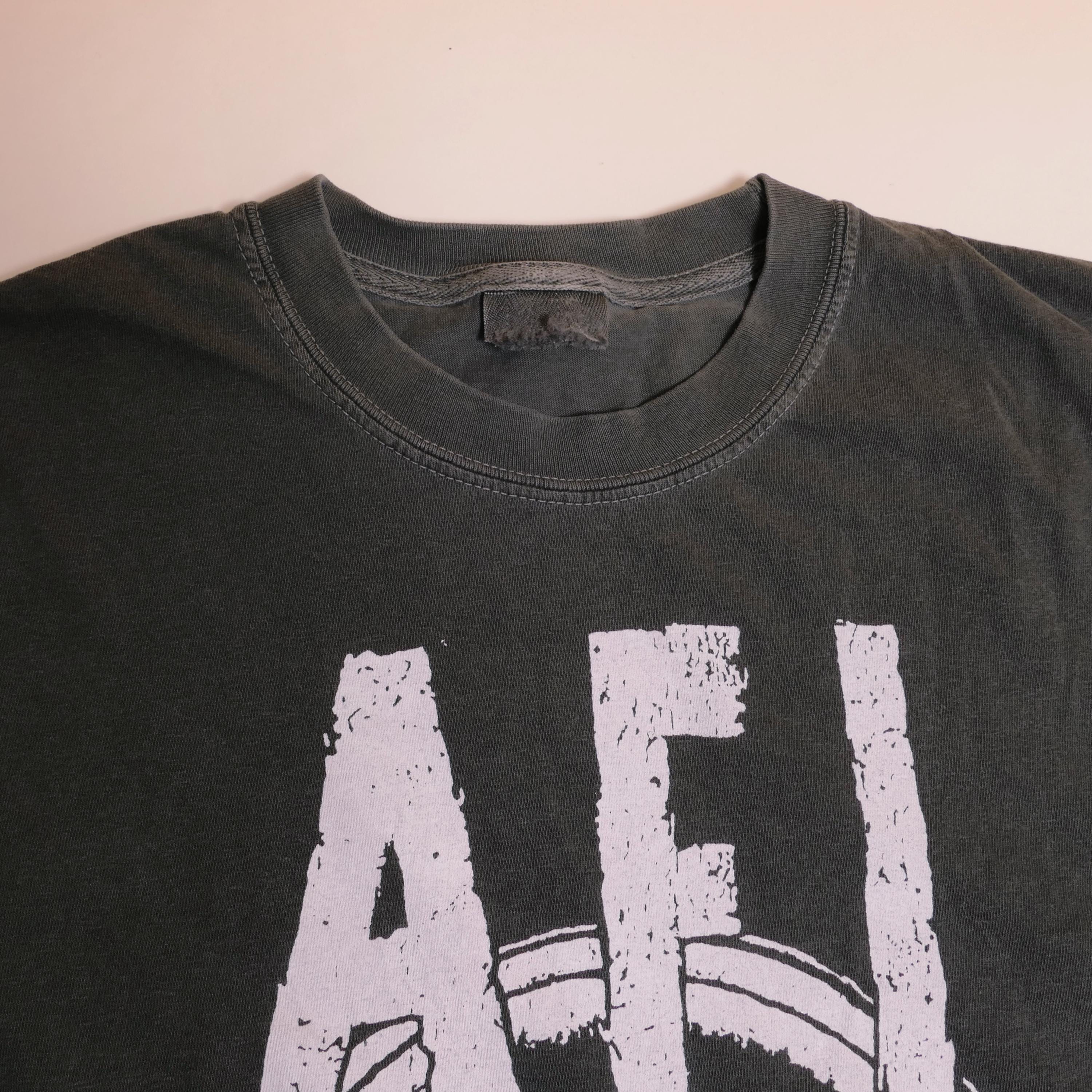 Afi Hate Punk Rock Band Tee Fire Inside Girl'S Grey American Alternative Dark Goth Skull Boxy Ultra Faded Glam Punk Xl (3)
