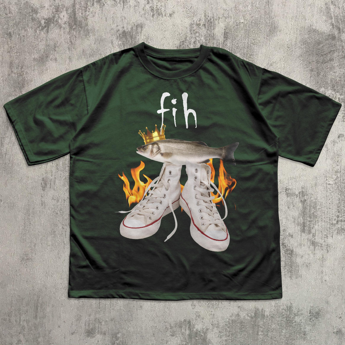 Fih Meme Fish Unhinged Clothes Ironic Tees Stupid Weird Tee Brainro Silly Cringy (3)