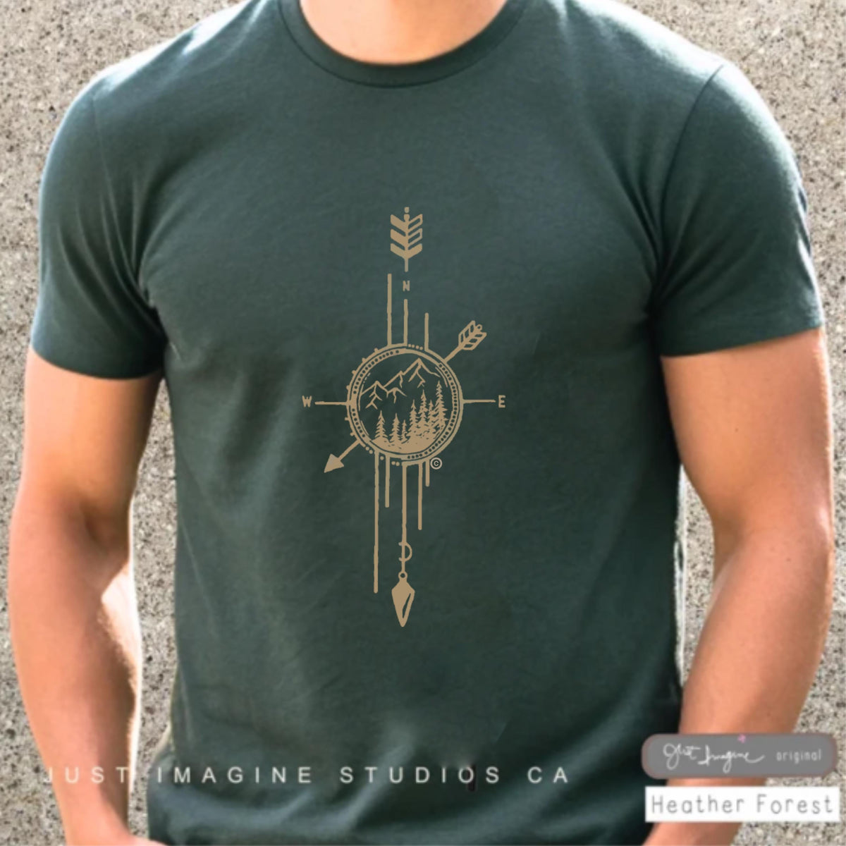 Compass Nature S-4x Camping Tee Outdoors Him Unisex T-shirt, Sweatshirt, Hoodie (3)