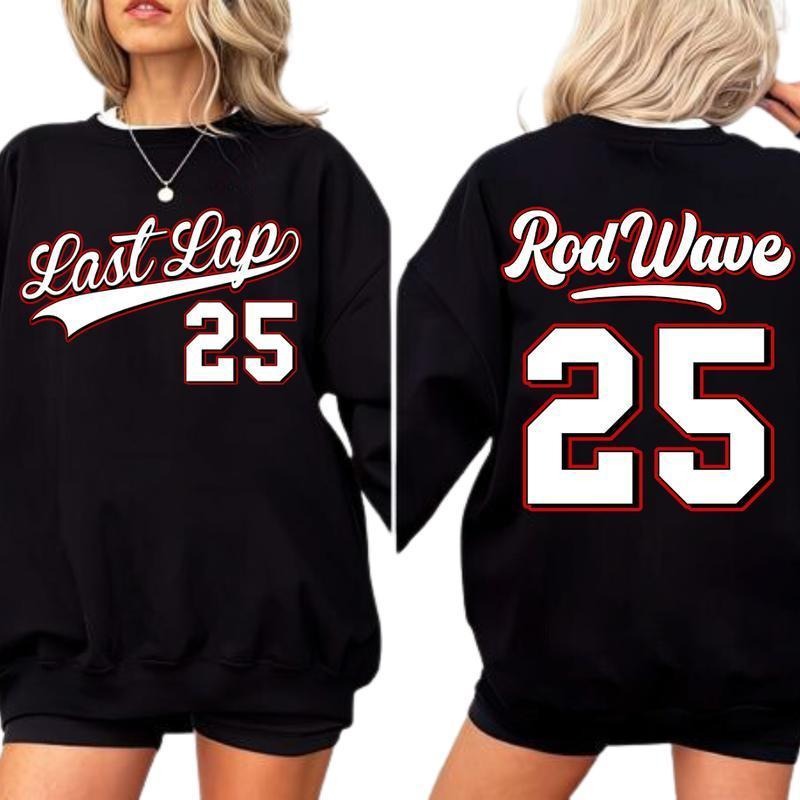 2-Sided Rod Wave Jersey 25 Shirt - Official 2024 Concert Merch, Last Lap Song T-shirt, Sweatshirt, Hoodie | HypeDripTees.com