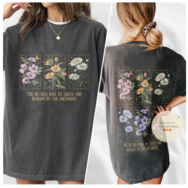 2 Slide Design, Throne Of Glass T-Shirt, The World Will Be Saved And Remade By The Dreamers Shirt, Sarah J Maas Shirt,...