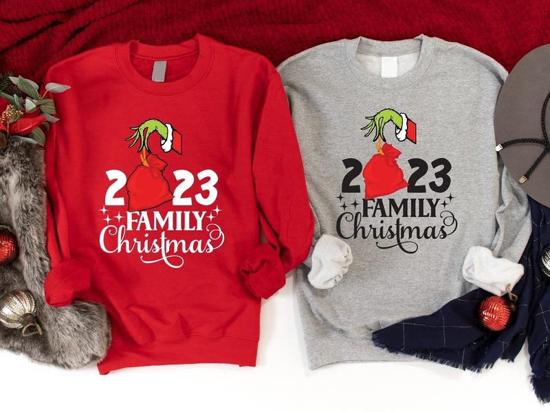 2023 Family Christmas Sweatshirt, Trendy Family Christmas Outfit, Cousin Crew Winter Holiday Hoodie, Family Gathering...