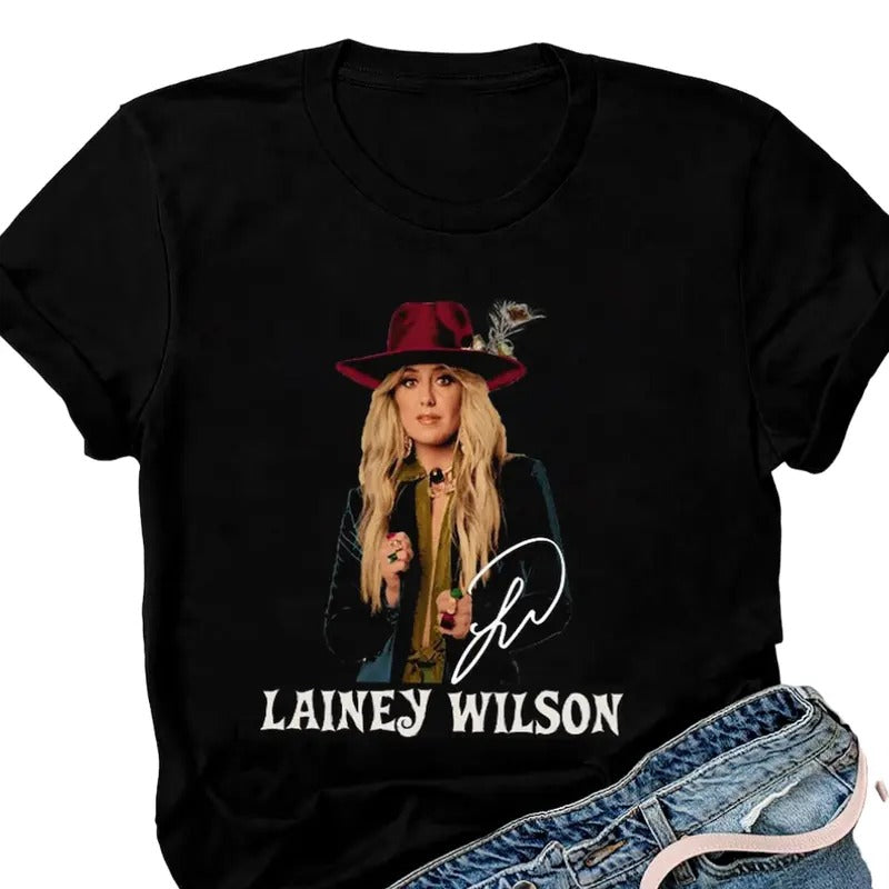 2024 Lainey-Wilson Country's Cool Again Tour Signature T Shirt Hoodie, Sweatshirt | HypeDripTees.com