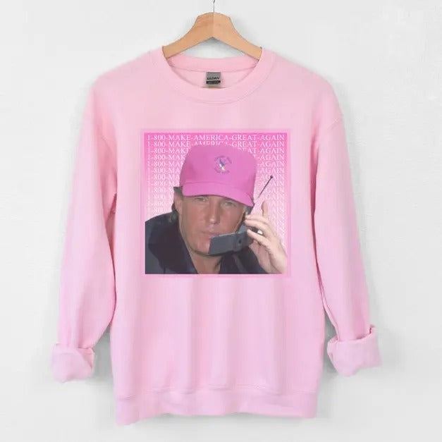 2024 President Election Sweatshirt, Retro Donald Trump Sweater Ultra MAGA American Patriot, Conservative Women Top,...