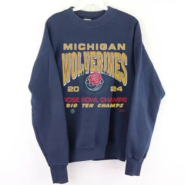 2024 University of Michigan Wolverines R0se B0wl Champs Football Sweatshirt Gift Fans T-Shirts, Hoodie | HypeDripTees.com