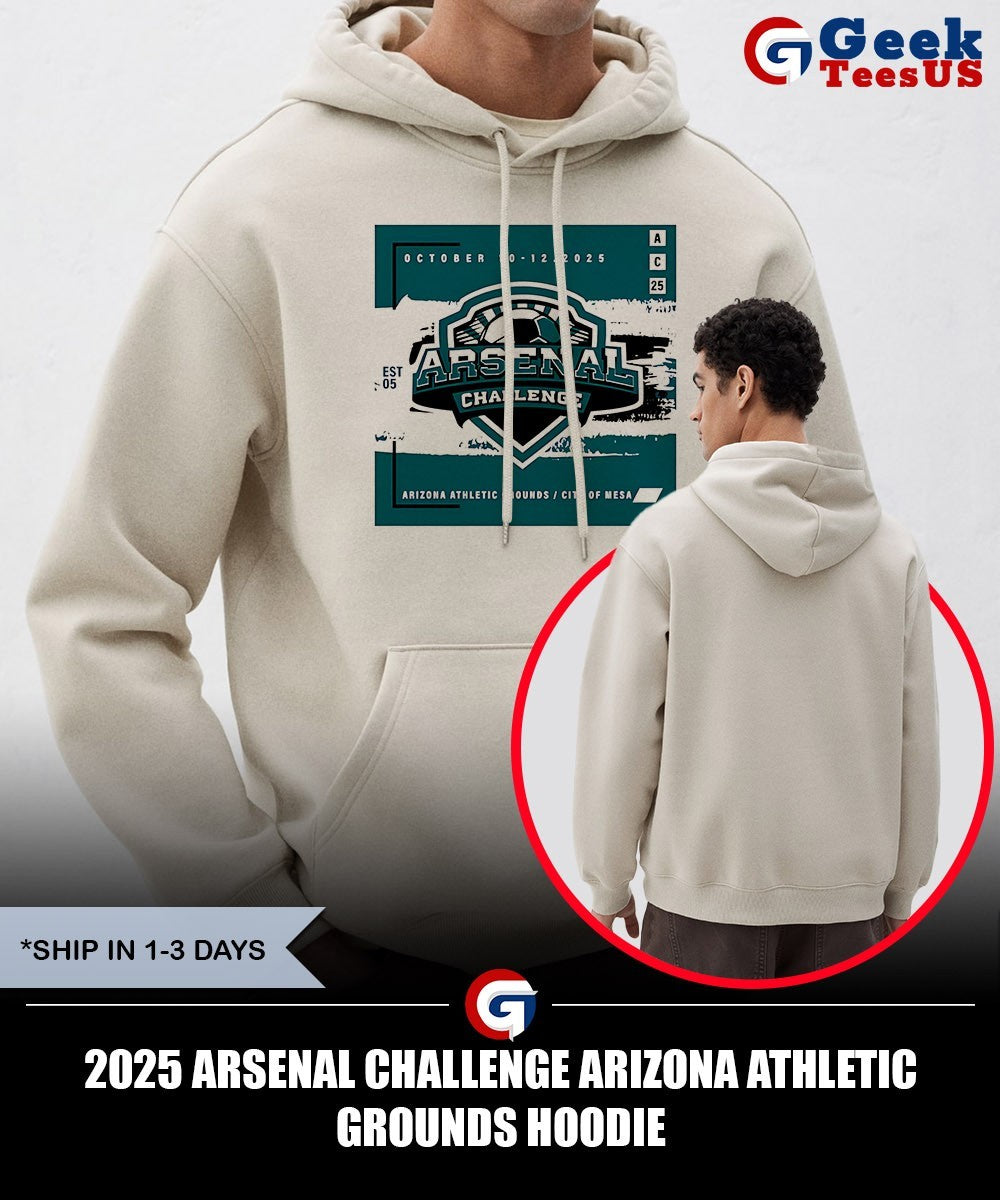 2025 Arsenal Challenge Arizona Athletic Grounds shirt